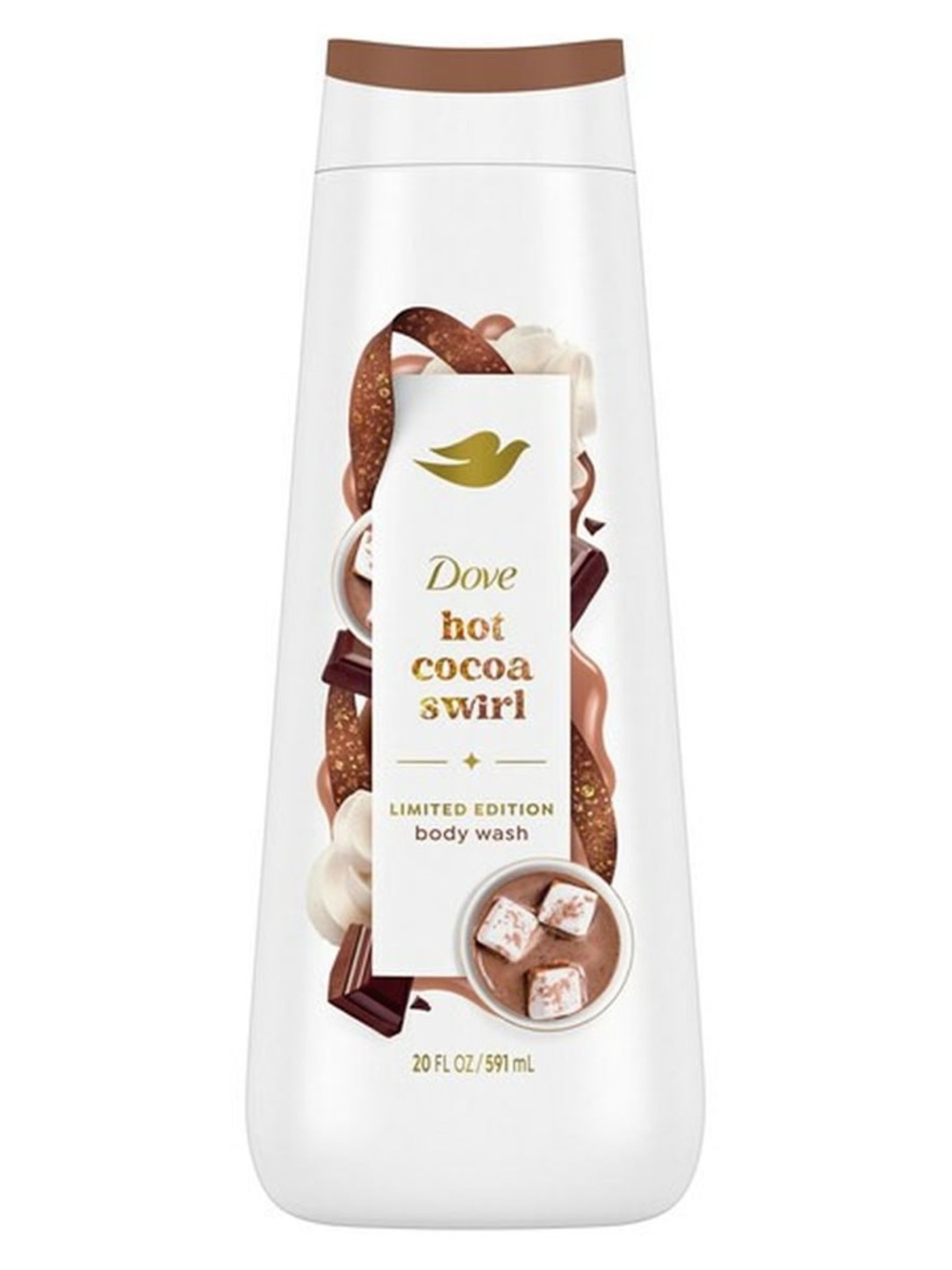 Dove Hot Cocoa Swirl Body Wash Limited Edition